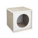 (まとめ)キャットハウス ホワイト (ペット用品)【×2セット】(4)