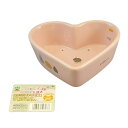 (まとめ) うさぎのハート型コーナー食器 (ペット用品・小動物用) 【×3セット】
