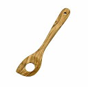 オリーブグッズ クッキング スプーン 30cm 穴あり | キッチン 木べら へら ターナー 木製ターナー ウッド ターナー へら 木製 調理 器具 料理 用品...