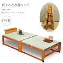 中居木工 折りたたみ畳ベッド NK−2769 ハイタイプ キャスター付 ワイドシングル(フレーム丈)W1065×L2010×H530mm(座面高400mm)(3)