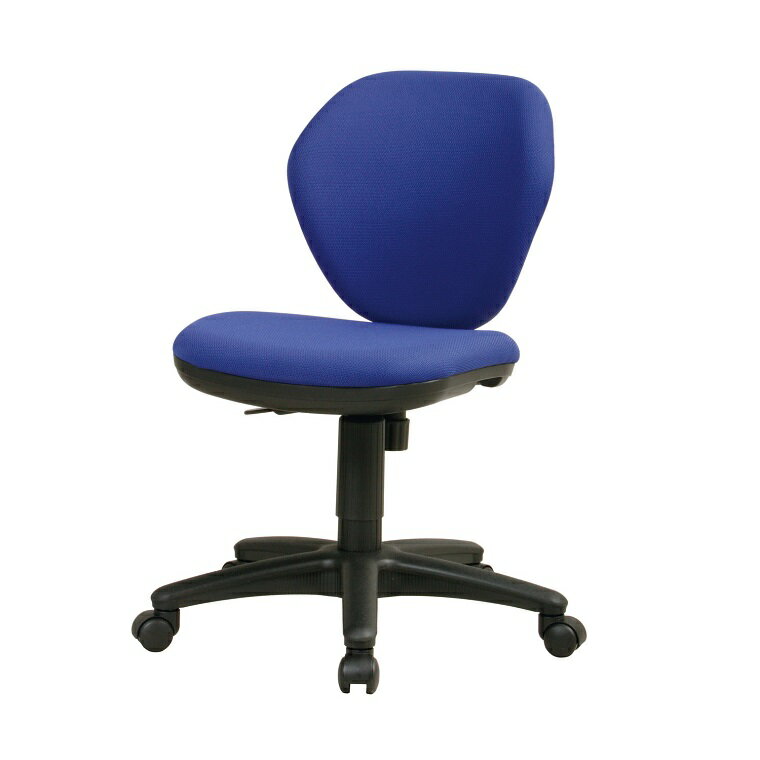 オフィスチェア (K-921/BL)サイズ：W440×D570×H800~930mm　SH425~555　(組立品)