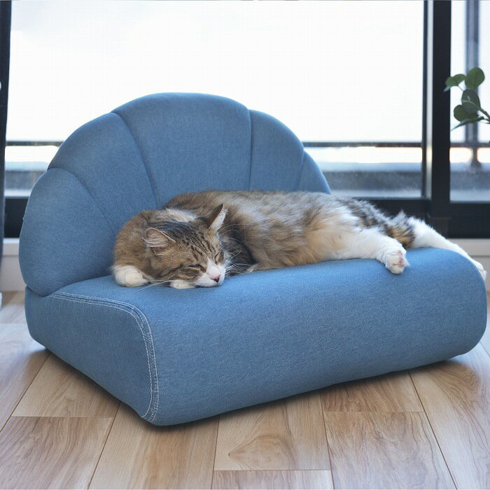 ペットソファ ネコ用 かわいい ソファ ( 送料無料 ネコ ねこ ミニソファ 座椅子 おしゃれ ペット用 ローソファ ペット 猫 椅子 ベッド ネコ用ソファ 猫...