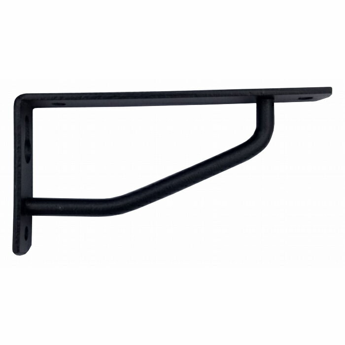 棚受け カラーアーム棚受 9x4.5 黒 （ ブラック DIY 棚 壁 取り付け ウォールシェルフ 棚受 ）