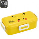 弁当箱 530ml 1段 抗菌 ふわっとタイトランチ キャラクター ポケットモンスター ( ポケモン ピカチュウ お弁当箱 ランチボックス 食洗機対応 レンジ対応 食洗機OK レンジOK お弁当 弁当 一段 子供 角型 )