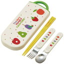 トリオセット 抗菌 箸 スプーン フォーク キャラクター はらぺこあおむし ( お弁当 弁当 幼稚園 保育園 給食 キッズ 食洗機対応 カトラリーセット お箸 子供 日本製 スライド式 カトラリー )(3)
