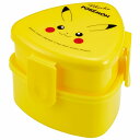 弁当箱 500ml 抗菌 三角 おにぎり 二段 ランチ ボックス 弁当 キャラクター ポケットモンスター SV ( ポケモン ピカチュウ お弁当箱 ランチボックス レンジ対応 キッズ レンジOK お弁当 おにぎり おむすび 弁当 二段 子供 日本製 日本 )(3)