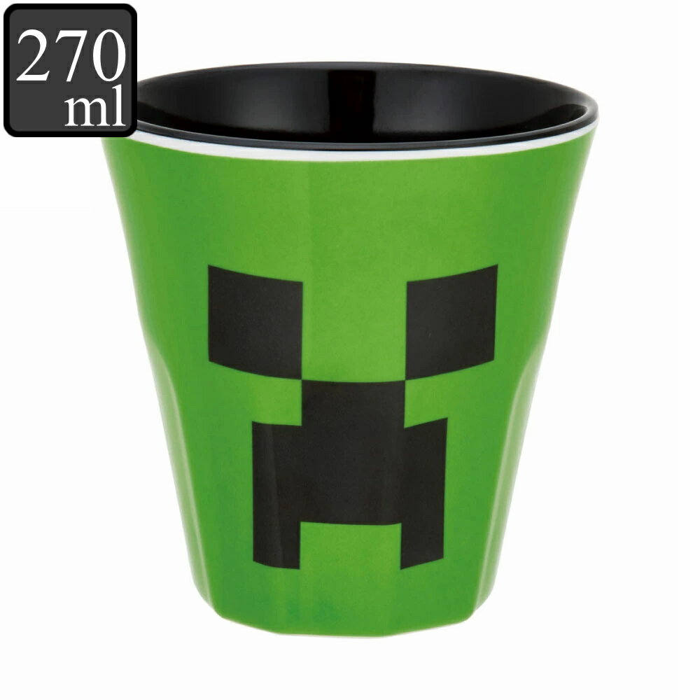 コップ 割れないコップ 270ml メラミンタンブラー キャラクター Minecraft マインクラフト （ マイクラ 割れない メラミンカップ メラミンコップ メラミン 食洗機対応 カップ タンブラー ）のサムネイル