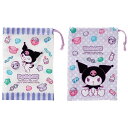 コップ袋 2枚セット 歯ブラシホルダー付 巾着袋 キャラクター マイメロディ クロミ ( クロミちゃん マイメロ マチ付き 巾着 コップ入れ 給食 袋 キッズ ...