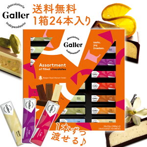 【あす楽＆送料無料＆熨斗可】 Galler ガレー チョコレート ミニバー ≪24本セット≫galler チョコ 大容量 お菓子 詰め合わせ バレンタイン 本命 義理 プチギフト かわいい プレゼント ギフト 高級 ブランド 会社 正規店 個包装 大量 手土産