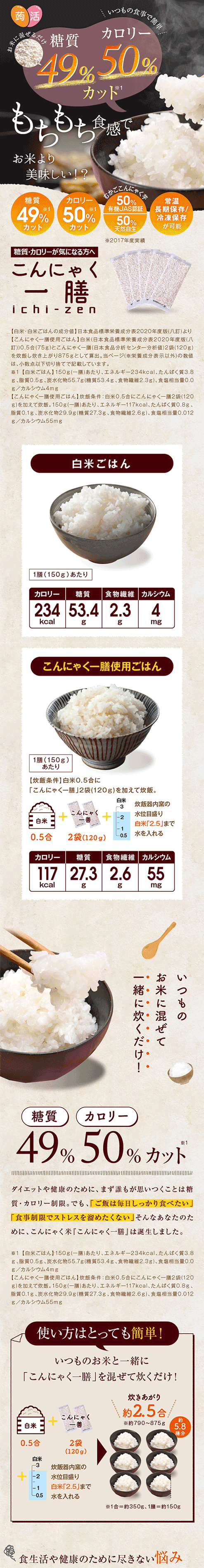 【送料無料】こんにゃく一膳 （60g×5パック） こんにゃく こんにゃく米 お試し ダイエット 糖質 60g 小分けパック 5パック むかごこんにゃく インドネシア 食物繊維 糖質制限 混ぜて炊くだけ 乾燥タイプ お試し マンナン ポイント消化 蒟活 メール便