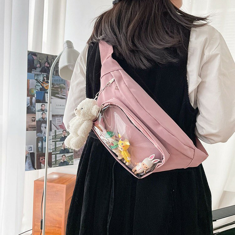 【先着60名：200円Offクーポン】痛バッグ 痛バ ウエストバッグ ボディバッグ ミニ ミニバッグ クリア ..