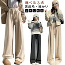 ワイドパンツ 裏起毛 イージーパンツ パンツ ふんわり ワイド ボトムス 大きいサイズ 防寒 低身長 ゆったり 体型カバー レディース 暖かい 高身長 保温 秋冬 柔らか 厚手 あったか
