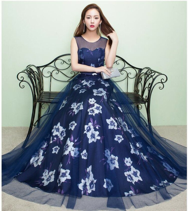 【楽天スーパーSALEポイント10倍】ウエディングドレス 司会 花嫁 イブニングドレス 花柄 セクシー ワン..