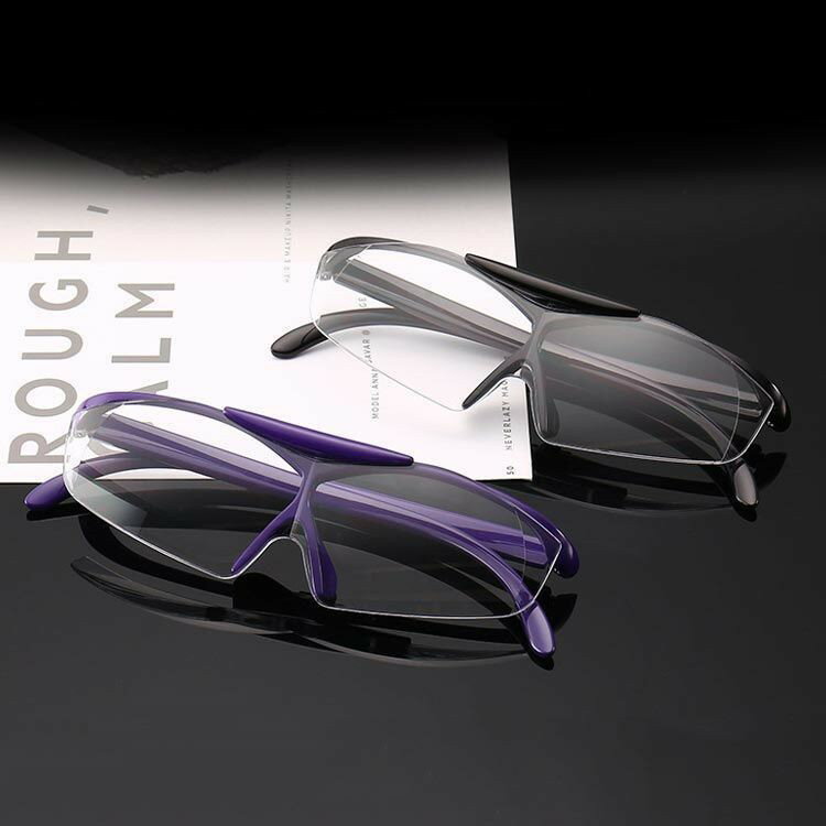 \ン有 跳ね上げ式メガネ 跳ね上げ式ルーペ 拡大鏡 眼鏡 眼鏡ルーペ ルーペ メガネ型拡大ルーペ 老眼鏡 ..