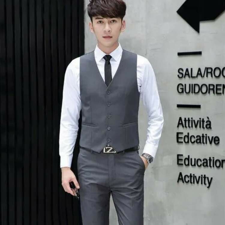 定番 フォーマル ベスト ジレ スーツ ジレベスト スーツベスト 紳士的 メンズ 前開き Vネック 無地 ビジネス 大きいサイズ スリム 礼服 男性 フォーマルベスト