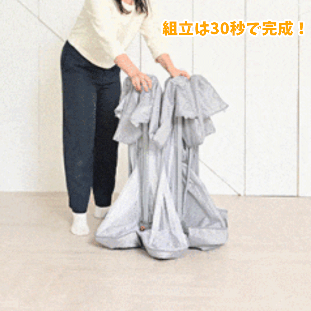 ベビーサークル『たためるx洗える』 安全xずれない ベビーフェンス プレイヤード 赤ちゃん 通気メッシュ 折り畳み 洗えるベビーサークル 折りたたみ 扉付き ベビー省スペース 持ち運び ファスナー コンパクト シンプル リビング ポータブル 六角形 帰省 軽量 出産祝い