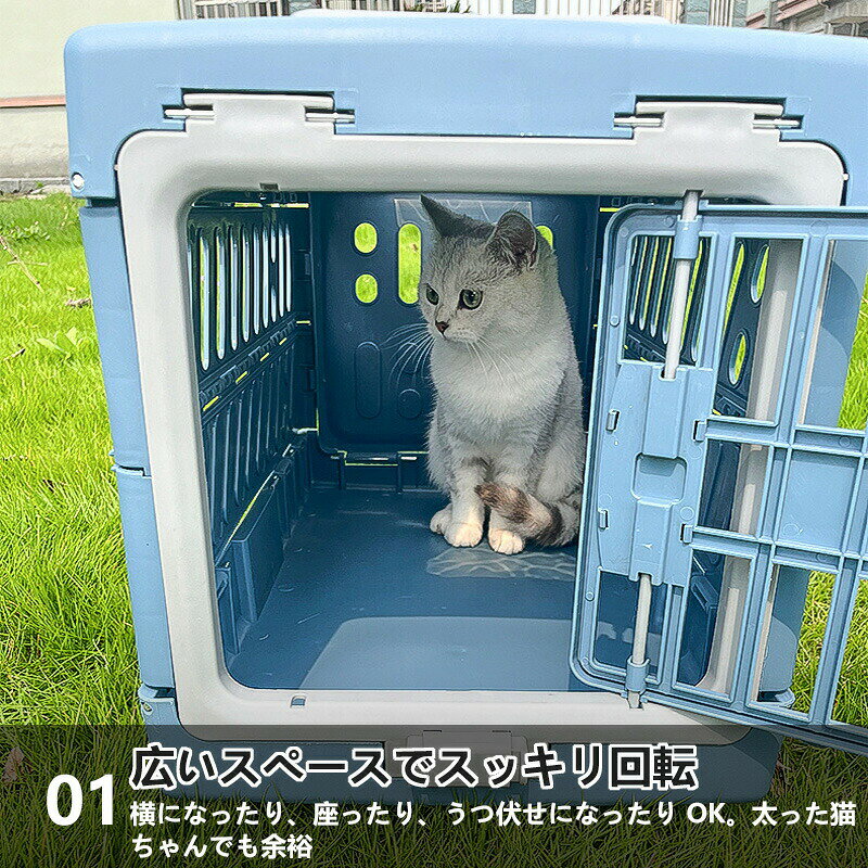 ペットキャリー 猫 犬 キャリー キャリーケース ペットキャリーケース 航空輸送ボ...