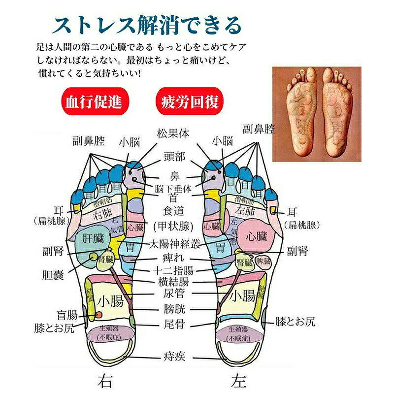 足ツボマット スロージョキング 効果 足ツボ押し マット 37/55cm 足つぼ マット ダ...