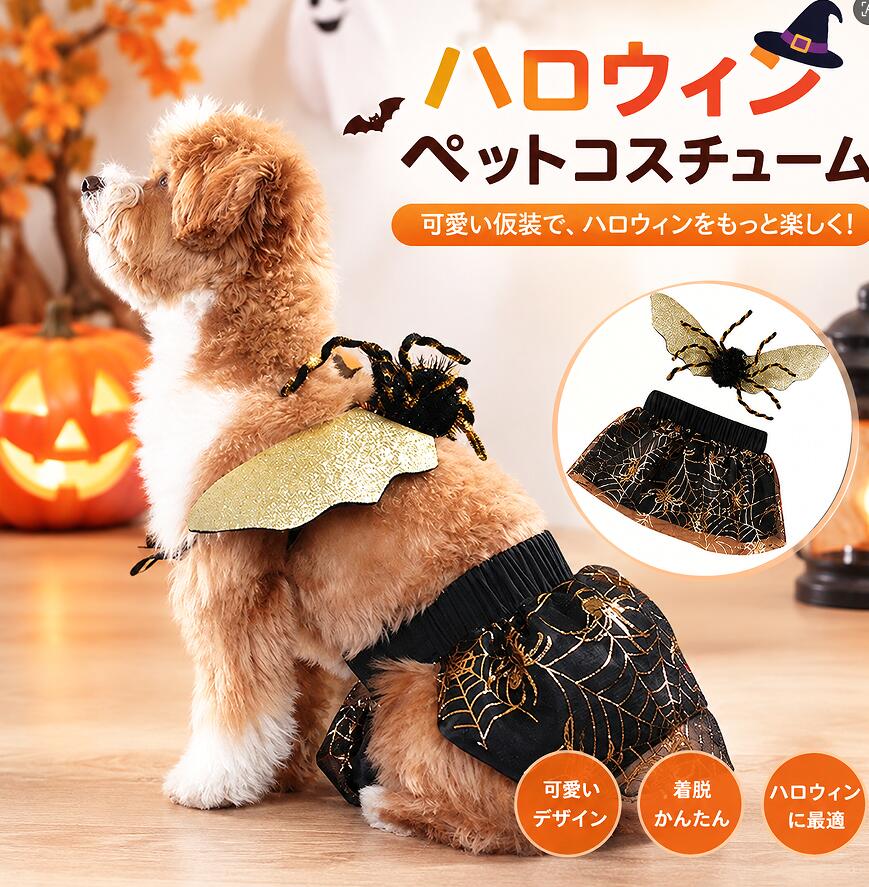 ハロウィン コスプレ 犬 猫 ペット服 猫 犬 Halloween 2点セット コスチューム 衣装 魔法使い 着用簡単 犬用 猫用 いぬ ねこ ペット おしゃれ ドッグウェア キャットウェア 仮装 変装 変身 おもしろグッズ かわいい クリスマス イベント パーティー 仮装 ペット雑貨 写真撮影 kurashiplusplus-10005162 くらしプラスプラス パッケージ画像