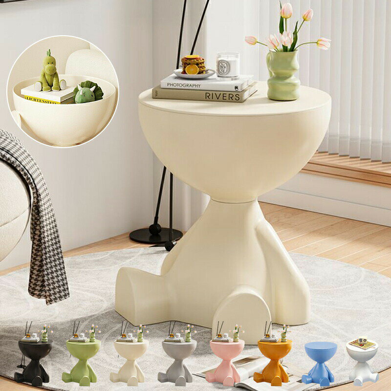 サイドテーブル 収納 北欧 コーヒーテーブル 丸テーブル スツール ソファテーブル ベッドサイドテーブ..