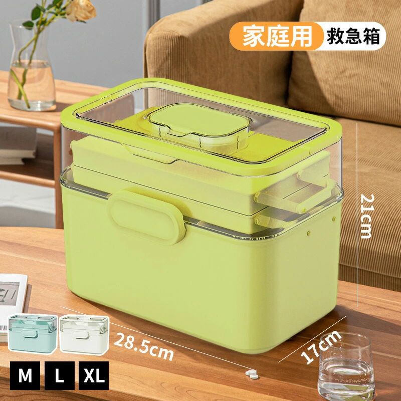 商品詳細&nbsp;【詳細】 家庭用救急箱 薬箱 救急ボックス 折り畳み 3段収納 大容量 常備薬収納ケース 仕切り ピルケース付き 救急 家庭用 防災用&nbsp;Mサイズ：約28.5×17×15.5cm&nbsp;Lサイズ：約28.5×17×21cm&nbsp;XLサイズ：約38×21.5×27.1cm商品詳細&nbsp;【詳細】 家庭用救急箱 薬箱 救急ボックス 折り畳み 3段収納 大容量 常備薬収納ケース 仕切り ピルケース付き 救急 家庭用 防災用&nbsp;Mサイズ：約28.5×17×15.5cm&nbsp;Lサイズ：約28.5×17×21cm&nbsp;XLサイズ：約38×21.5×27.1cm