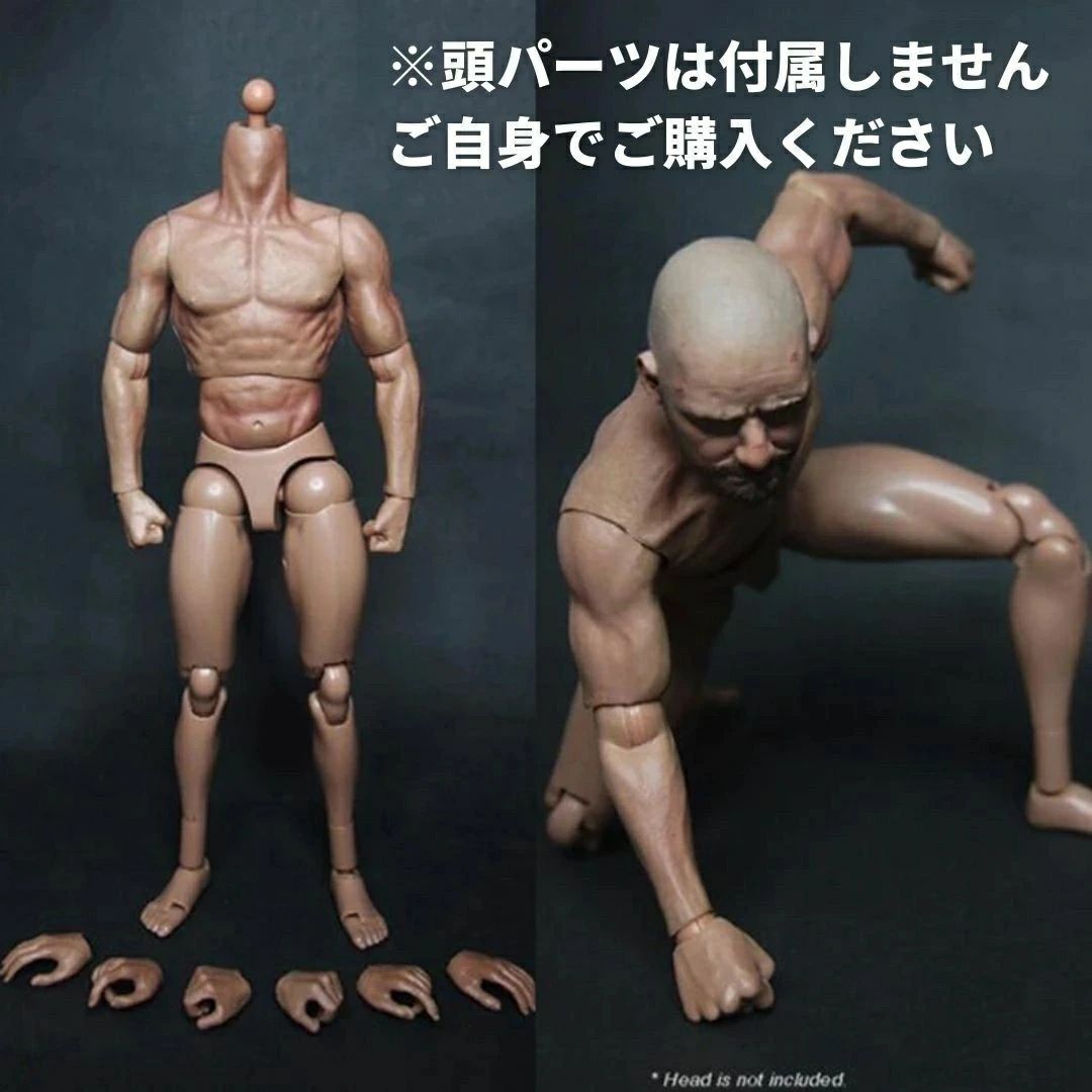 暮らし彩堂の1/6 男性素体 可動 人形 素体 1／6 素体 男性 デッサン用 可動式 男 メンズ 作画 練習 美術 小道具 スケッチ｜アングル2