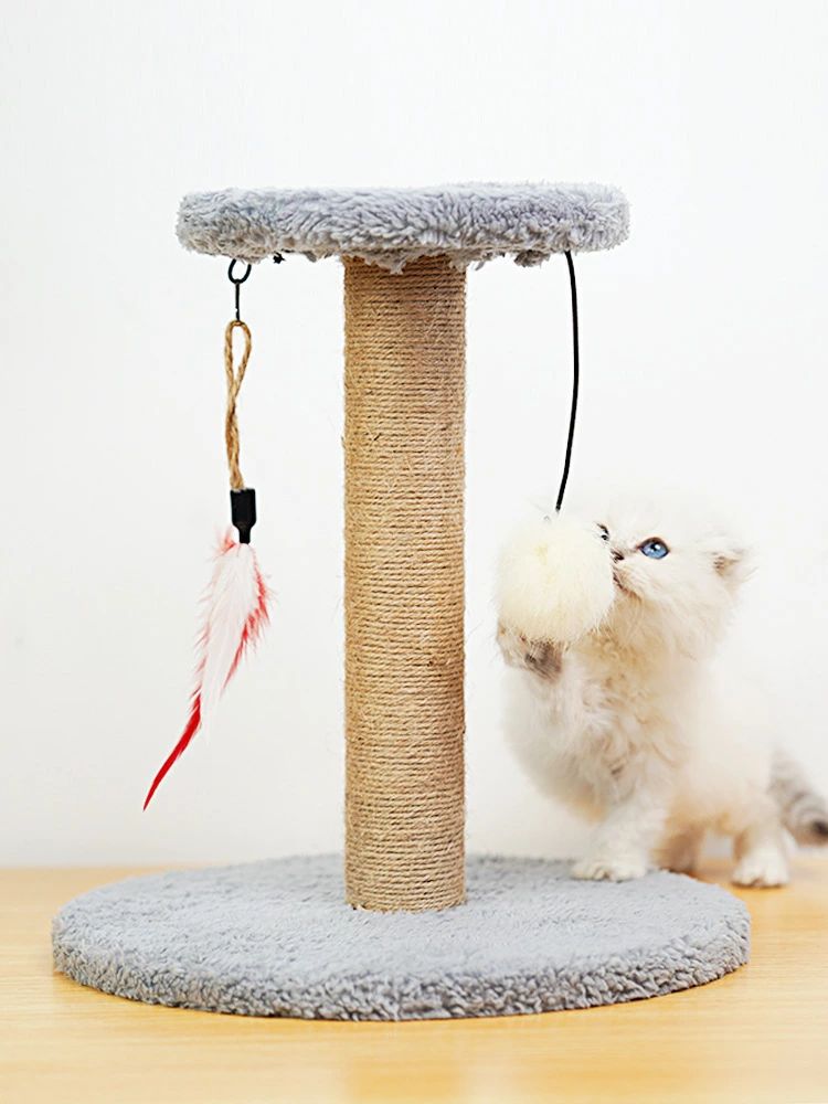 猫用 ハンモック 広いハウス 天然サイザル ネコタワー 猫ハウス 爪とぎ 可愛い ねこ 猫タワー おしゃれ 上りやすい 据え置き型