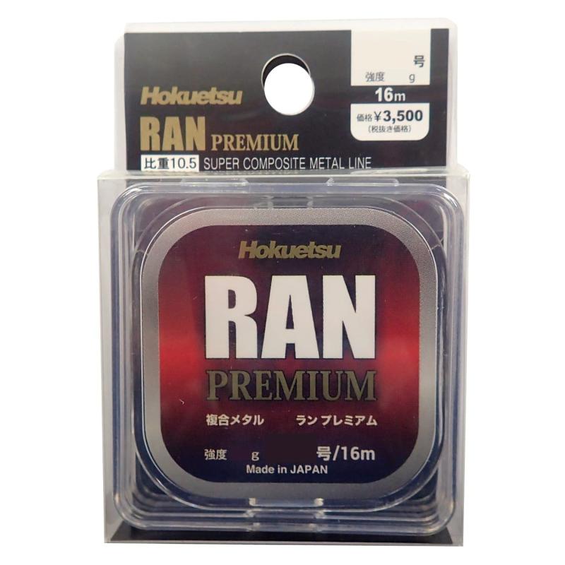 北越産業 ライン RAN PREMIUM ラン プレミアム 複合メタル 16m 0.3号(3)
