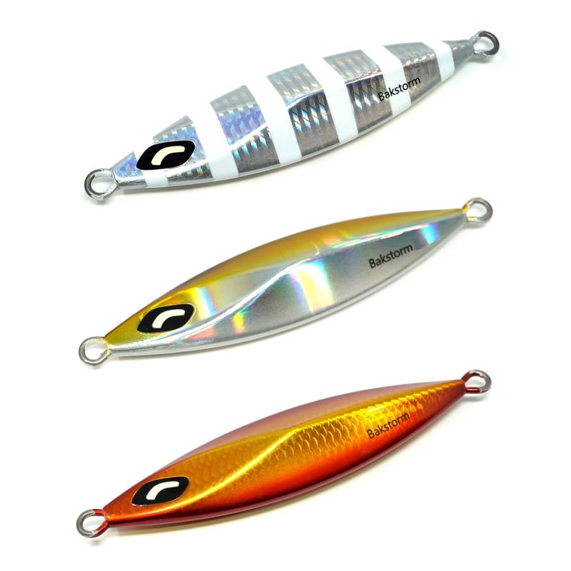 BAKSTORM スローフォールウイング 100g, 150g, 200g, 250g, 300g ジグ スロージギング ジギング 青物 ..