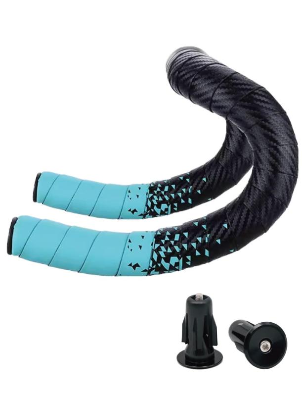 morytrade バーテープ ロードバイク グリップテープ クロスバイク グリップ 穴あき バーエンド(4)