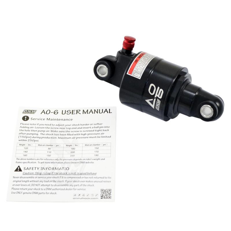 DNM AO-6 New Model with Air Chamber Vavle Mountain Bike Air Rear Shock 100 x 9mm, ST2441