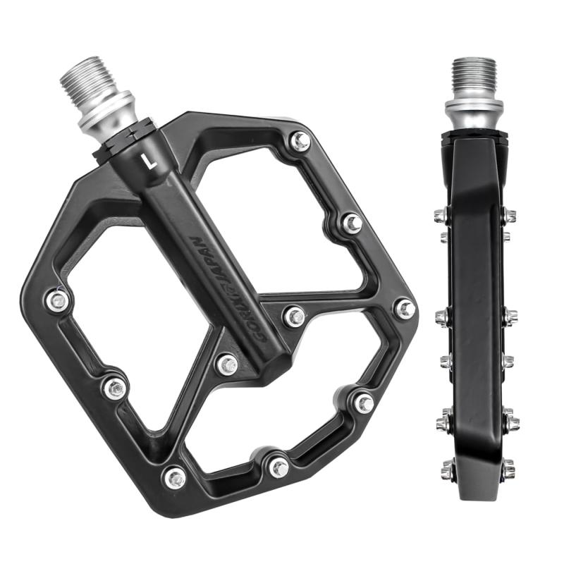 GORIX(ゴリックス) ペダル 自転車 フラットペダル マグネシウム合金 (軽量で剛性) 滑り止め ...