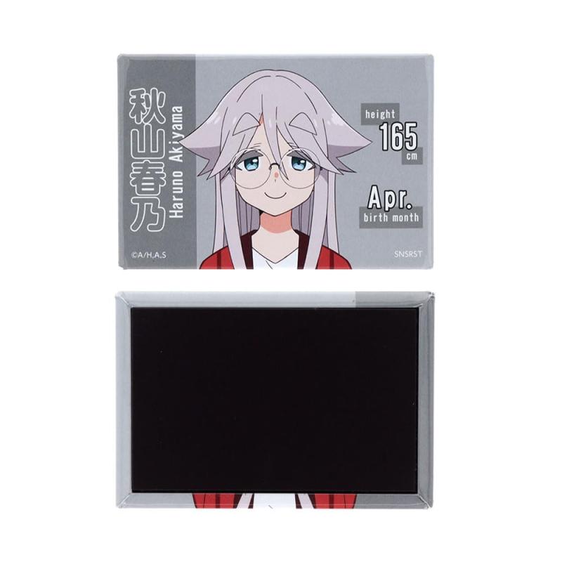 樂天商城 - サンスター文具(Sun-Star Stationery) mono グッズ 缶マグネット スクエア缶マグネット 秋山春乃 B S3626130