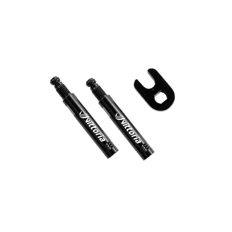 ビットリア(Vittoria) バルブエクステンション 2本セット(仏式) アルミ製 延長バルブ