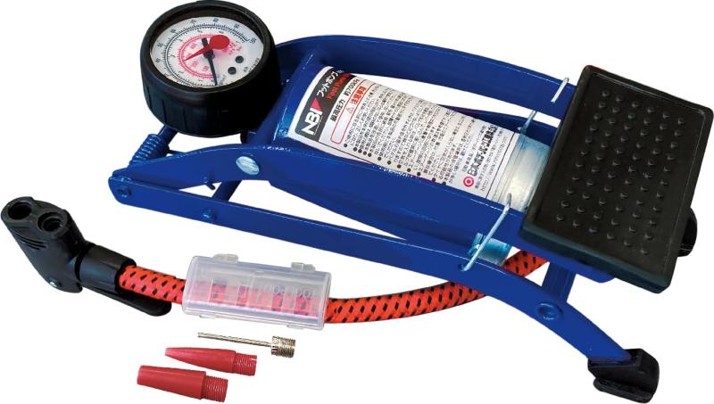 日本ボデーパーツ 空気入れ フットポンプ フットポンプ シングル (英・米・仏対応)BP-S112(4)