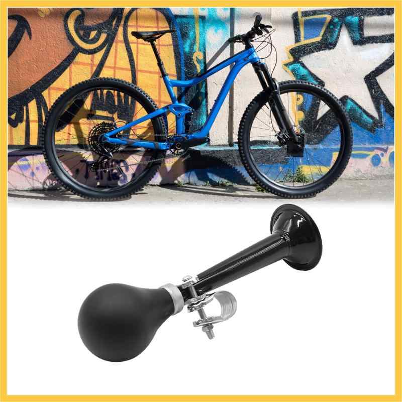 BULLSPANN メタルラバーエアホーンホート自転車 自転車サイクリングス ク イーズブーガルトランペットベル 自転車用 1個 ブラック kurashiserekuto-10028158 暮らしセレクト サンプル画像2
