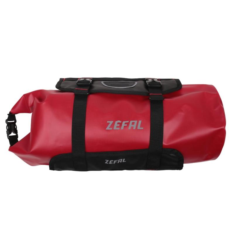 樂天商城 - ゼファール(Zefal) 自転車用 ハンドルバーバッグ Z Adventure F10 防水 ツーリング サイクリング ブラック/レッド 10L 7000
