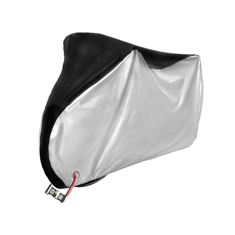 自転車カバー 防塵 耐熱 四季 防水 厚手 撥水加工 丈夫 破れにくい 高耐久 保護 収納便利 鍵穴盗難防止 風飛び防止 雨雪対応き サイクルカバー(4)