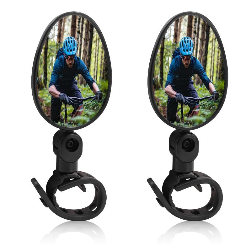 バイシクルミラー、サイクリング用リアビューセーフティミラー、ワイドアングルバイシクルミラー