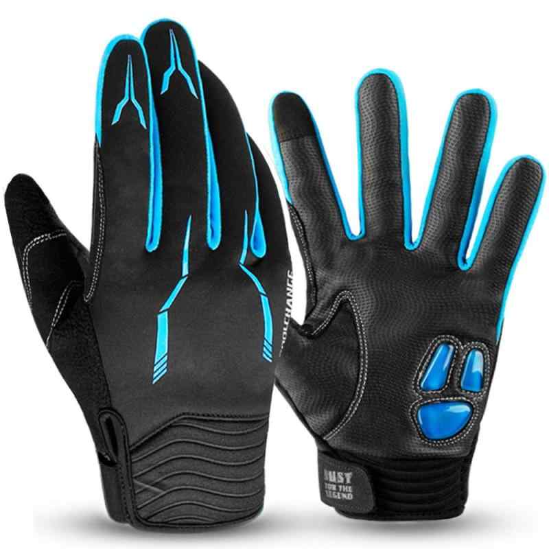 Gretop サイクルグローブ 防寒 スマホ対応 通気性 発熱素材 手袋 自転車 衝撃吸収 耐磨耗性 速乾性 滑り止め