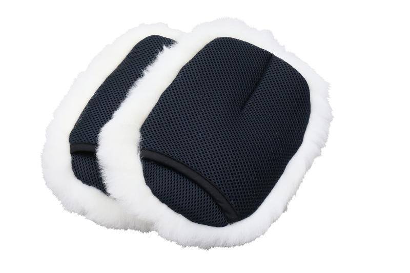 FURFURMOUTON ムートン洗車グローブ 指分け 2個 毛足31mm オーストラリア産 天然 泡洗車 キズ防止 洗車..