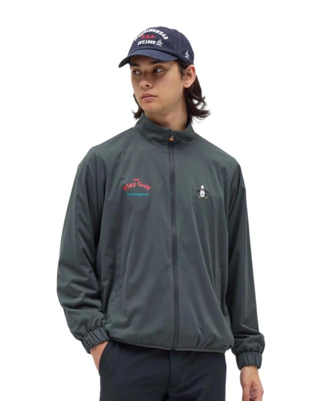 [マンシングウェア] カットソーはっ水 ストレッチ ブルゾン おしゃれ ゴルフ MG5SSW81Mメンズ