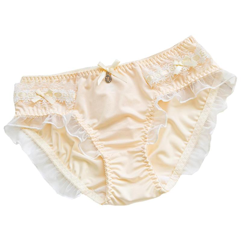 [AOEFU] ショーツ レディース サテンパンティー シームレス 下着 女性 無縫製 パンティ 高通気性 伸縮性 速乾性 抗菌 パンツ 快適 柔らかい大きいサイズ下着 1枚