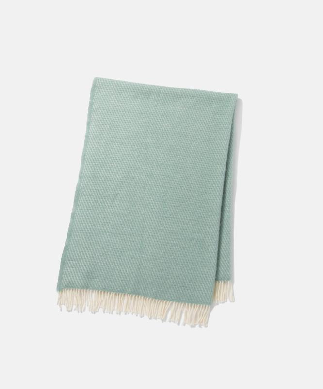 KLIPPAN クリッパン ブランケット Velvet 2104 Duck egg blue [並行輸入品]