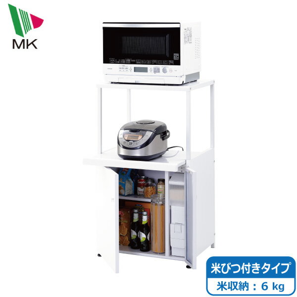 1 59 要取得 スリムな計量米びつ付き Ca 006w シンプルな収納庫 収納家具 0円offクーポン 6 26 レンジ台 収納 ファイン キッチン スリム ファインキッチン キッチン家電も小物もたっぷり収納できる 米びつ付きタイプ エムケー精工組立式 レンジボード スリム 同梱