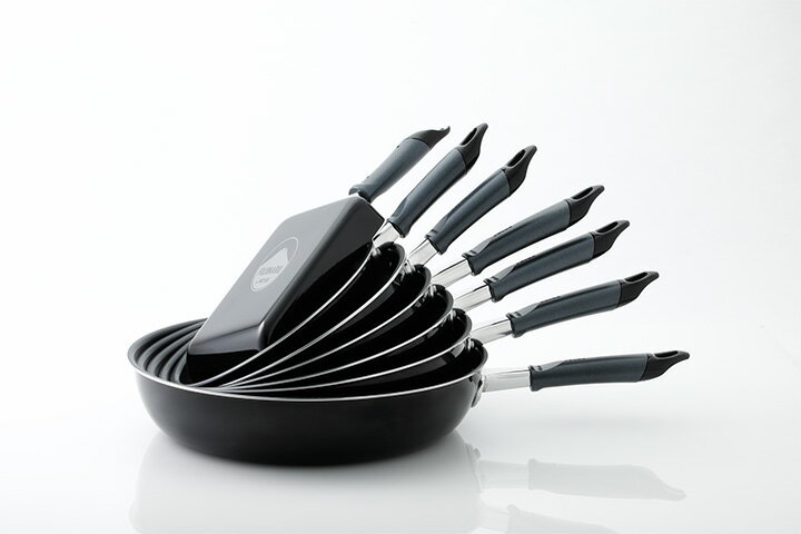 マイヤーフジマルブラックエッグパンMFE-EMたまごやき器ガス火専用アルミニウムほうろうふっ素多用途金属ヘラ樹脂効率超硬質セラミックコーティング耐久性丈夫こびりつきにくいMEYER