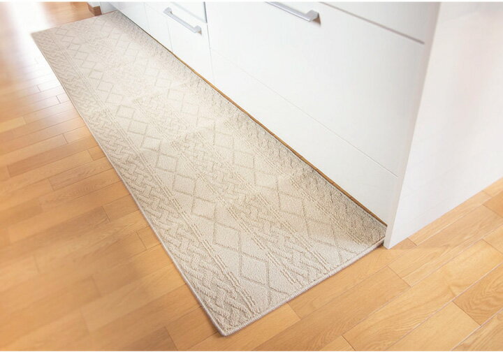 【楽天市場】サニーインテリアマット 60cm×252cmキッチンマット 台所 リビング 玄関 ソファ ベッド下 廊下 パイル おしゃれ 弾力
