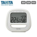 タニタ コンディションセンサー アイボリー TC-422-IVTANITA 室温計 湿度計 日付 曜日 時計 アラーム 室内 環境 暑さ指数 乾燥指数 熱中症 乾燥 フック スタンド