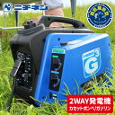 ジーキュービック KG-101 ニチネン 発電機 G-cubic ガソリン カセットボンベ 2WAY インバーター式 超低騒音型 15kg 軽量 防災 災害 備え 非常用 野外 イベント キャンプ 同梱不可