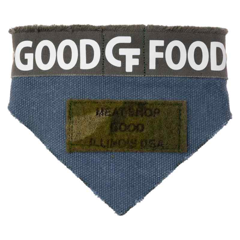 MEATSHOP GOOD ORIGINAL BANDANA Military Blue M ミリタリーブルー 犬 M サイズ